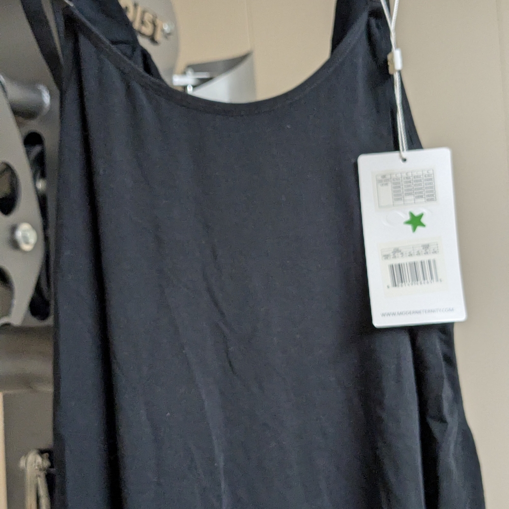 Modern Eternity Black Sleeveless Tank Top